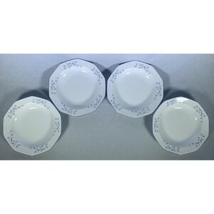Set of (4) Winterling Marktleuthen Bavaria Germany Soup Bowls 8-1/2 inch Decagon